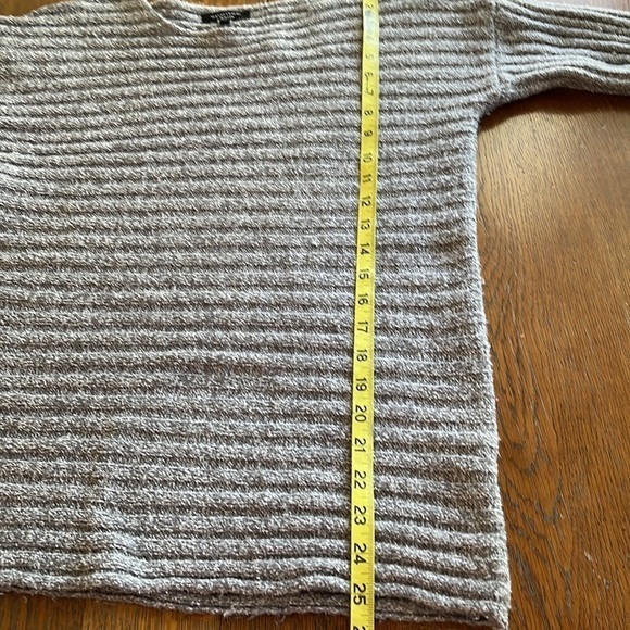 Spense Knits Gray Ribbed Sweater 3/4 Sleeves Crewneck Size Medium - Picture 11 of 11